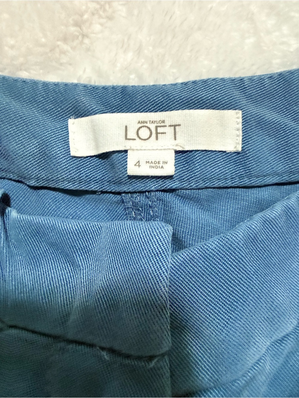 LOFT Royal Blue Utility Jogger Pants - Picture 3 of 6